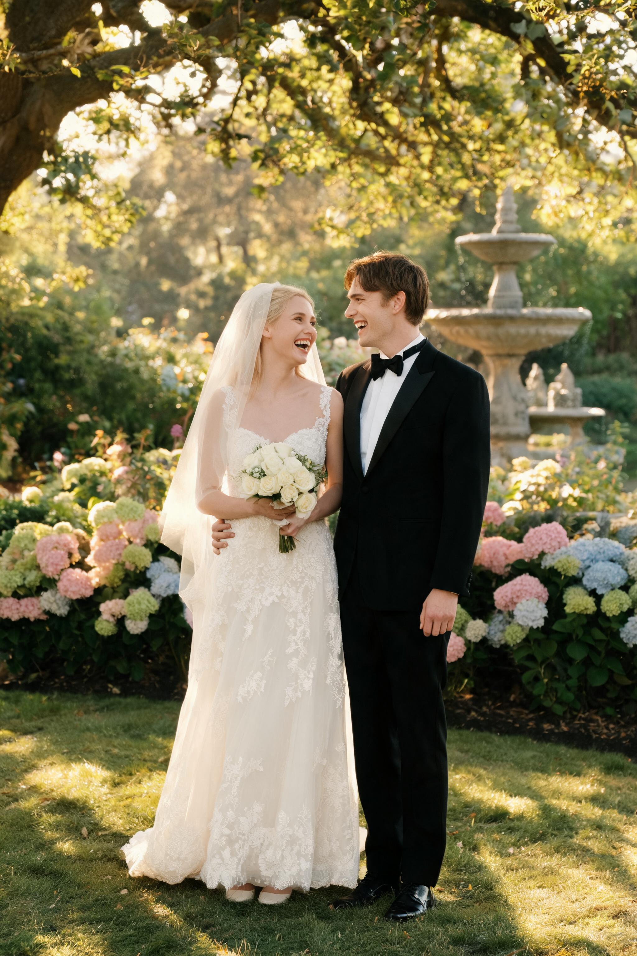 AI traditional wedding photos style preview